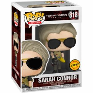 TERMINATOR-BOBBLE HEAD POP N 818 - DARK FATE -SARAH CONNOR - CHASE - 9CM